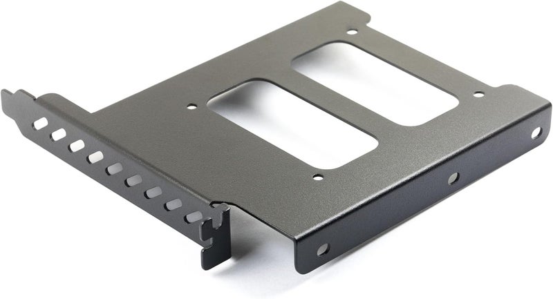 jujinglobal 2.5" to 3.5" Hard Drive Tray Holder for PCI SSD HDD Metal Mounting Steel Bracket Adapter Black - Image 4
